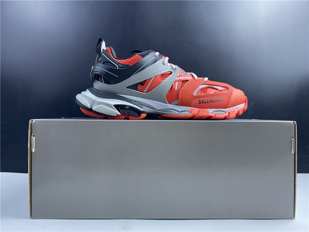 BLG Track Trainers Red Grey